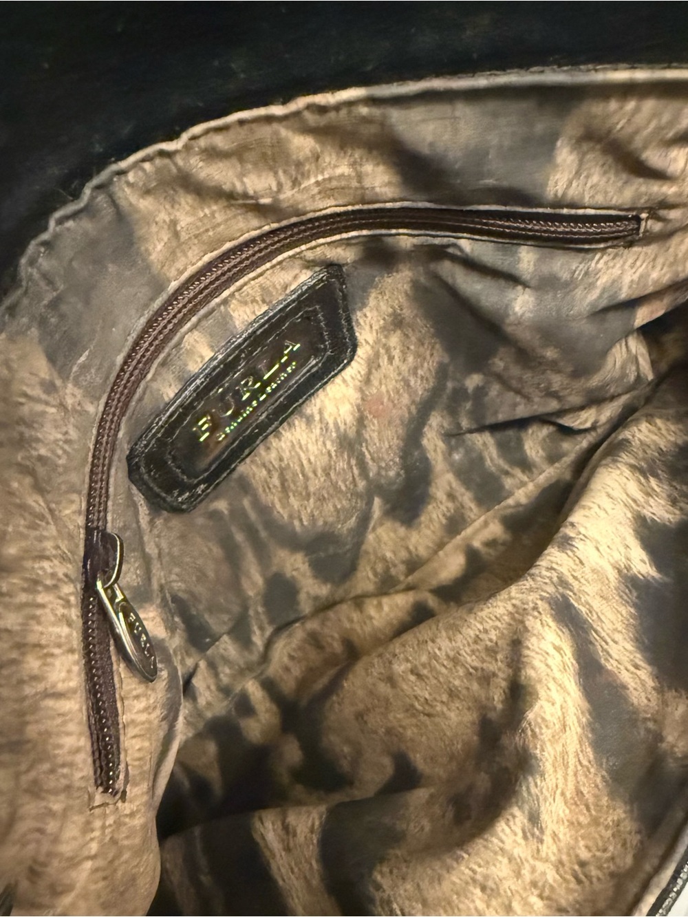 Furla Vintage Pebbled Leather Crossbody/Clutch - Picture 9 of 11